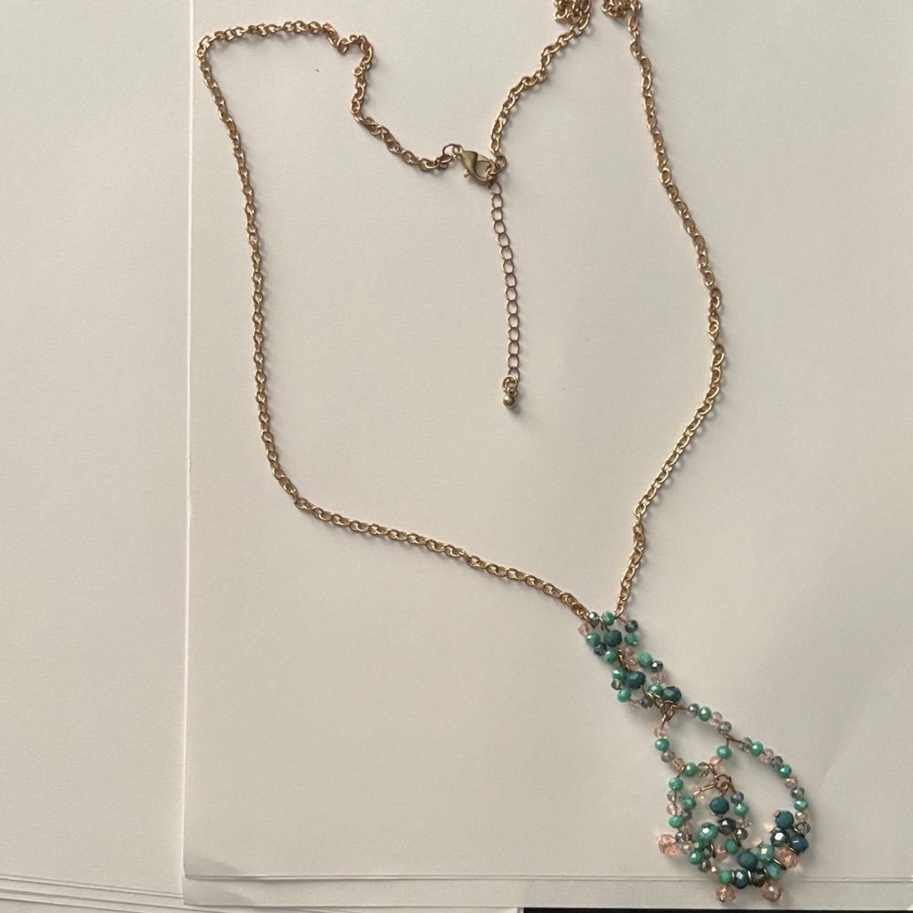 Elegant Gold and Turquoise Necklace